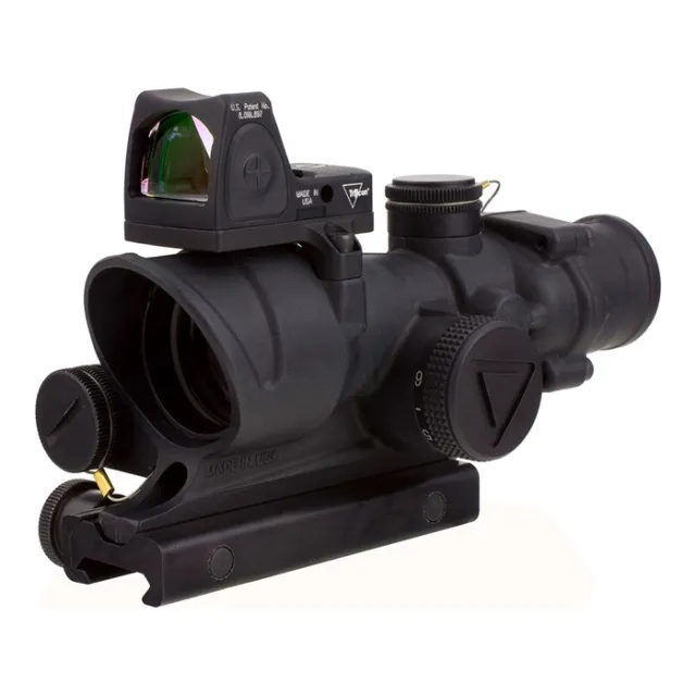Trijicon TA02 ACOG 4x32mm .223/5.56 Amber Crosshair w/RM06 - View 2