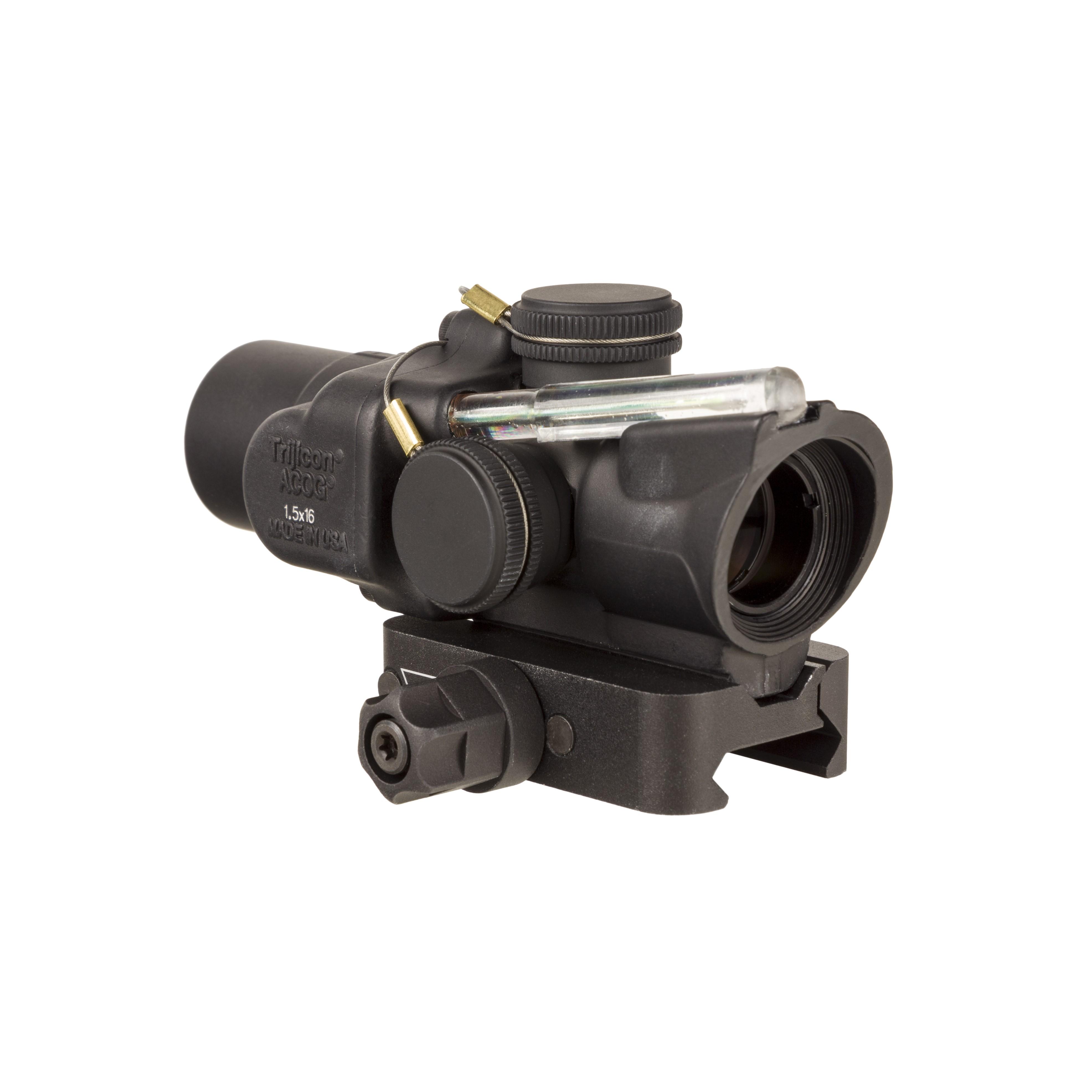 Trijicon TA44-C-400333 Acog 1.5x16S Scope 16mm Matte Black Q-Loc Mount - View 2