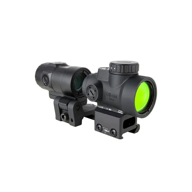 Trijicon MRO 2200367 1x25mm Red Dot 2 MOA Black Full Co-Witness Mount - View 2
