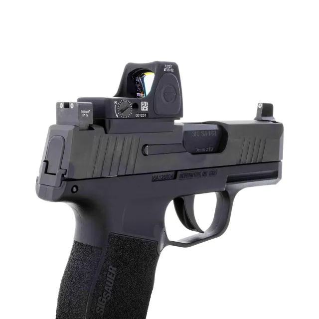 Trijicon AC32124 RMRcc Mount Plate Black 7075 Aluminum Sig P365 Gen II - View 2