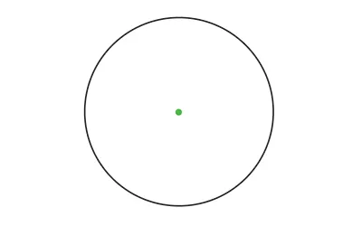 Trijicon 2200332 MRO SD Black 1x25mm 2 MOA Green Dot Reticle Full Co-Witness Mount - View 5