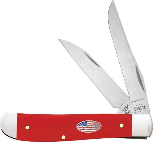 Case Cutlery 73927 Red Synthetic Mini Trapper Knife - View 2