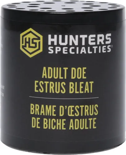 Hunters Specialties 00167 Adult Doe Estrus Can Call Deer Attractant Black - View 2
