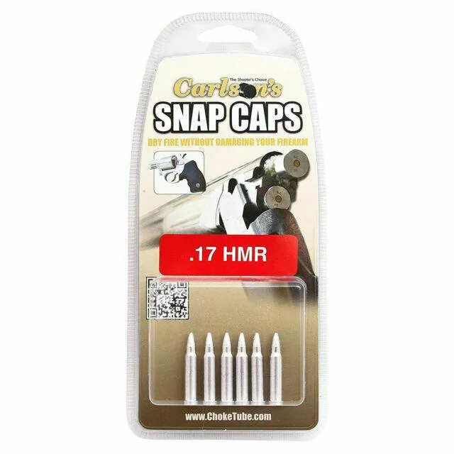 Carlson 17 HMR Precision Aluminum Snap Caps 6-Pack 00048 - View 2