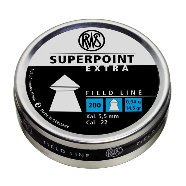 Umarex USA RWS Superpoint Extra .22 Pellets 14.5 Grain 200-Pack - View 2