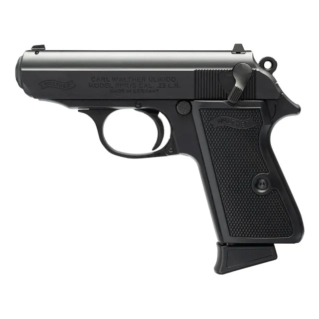 Walther PPK/S .22 LR 3.3 in Black 10 Rds Double Action Pistol - View 2