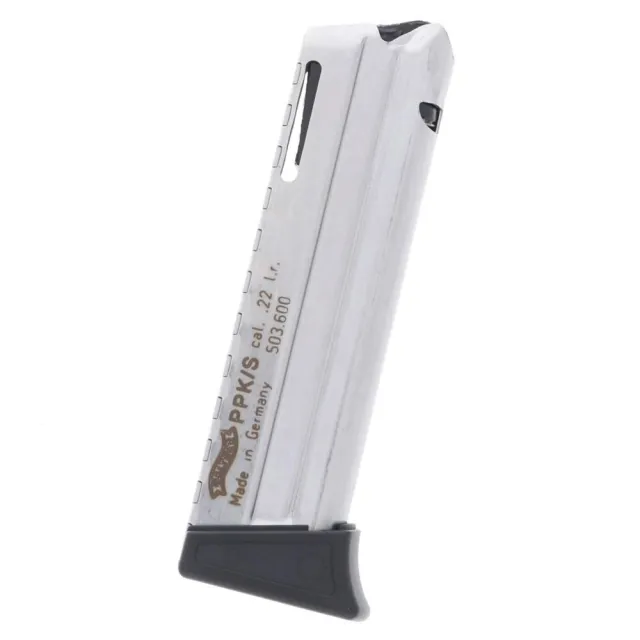 Walther Magazine 22LR 10 Rounds Fits PPK/S Stainless Steel 503-600 - View 2