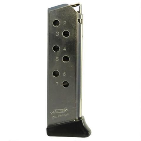 Walther PPK/S .380 ACP 7-Round Detachable Nickel Magazine 2246012 - View 2