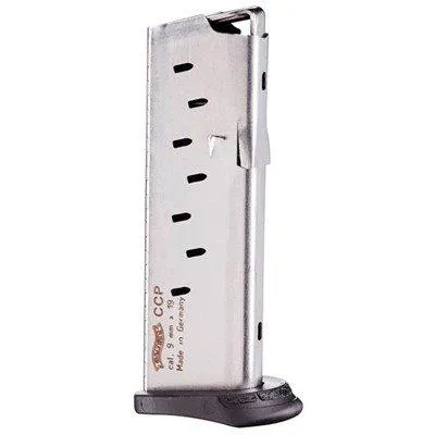 Walther Arms CCP 9mm Luger Magazine 8rd Stainless Steel Natural Finish - View 2