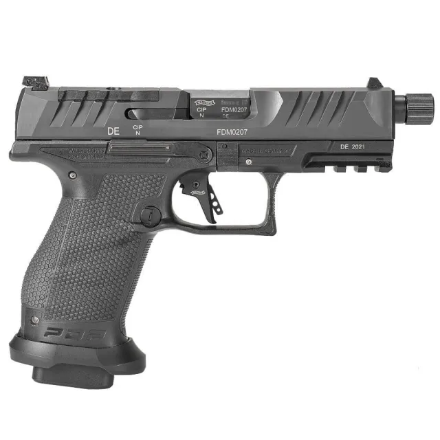 Walther PDP Pro SD Compact 9mm 4.6in Threaded Brl 3x 17rd Mags OR Bk Pistol - View 2