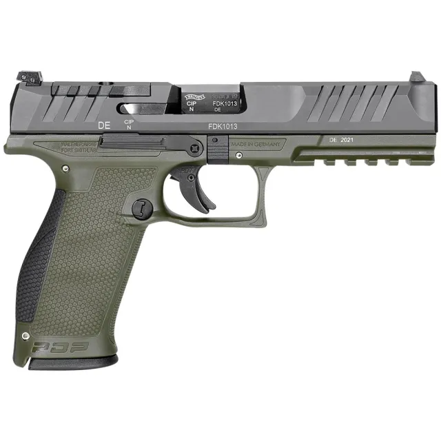 Walther PDP Full Size Optic Ready 4.5" Two-Tone Green - Frame 9mm 2858363 - View 2