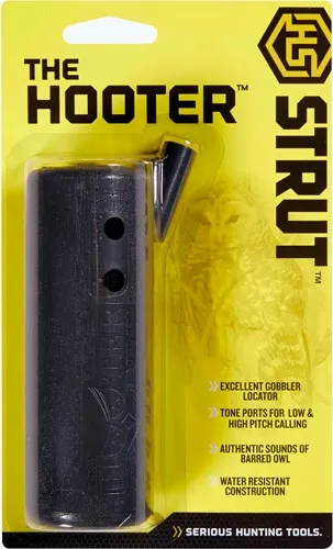 HS Strut 06898 Hooter Locator Call Open Call Attracts Owl Black Plastic - View 2