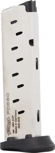 Walther 5136741 PD380 .380 ACP 9-Round Stainless Steel Magazine - View 2