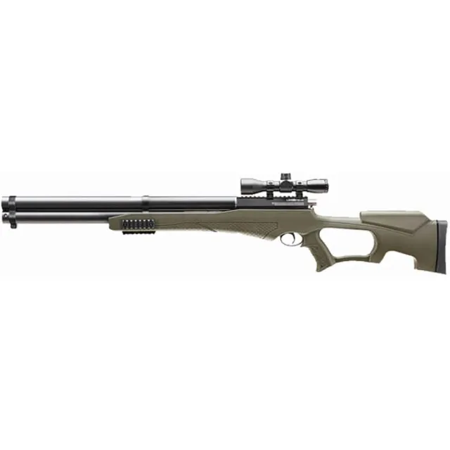 Umarex 2252660 AirSaber Arrow Rifle 450 FPS Black/OD Green Polymer Stock - View 2