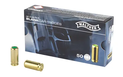 Umarex USA 2252753 9mm PAK Blanks 50 Rounds for Replicas - View 2