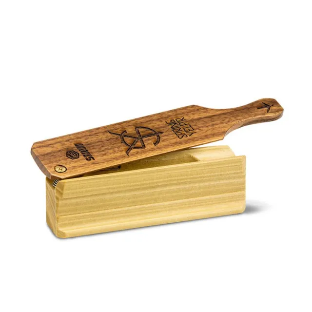 GSM Outdoors HS Spring Yelper Box Call - Yellow - Game Call - View 2