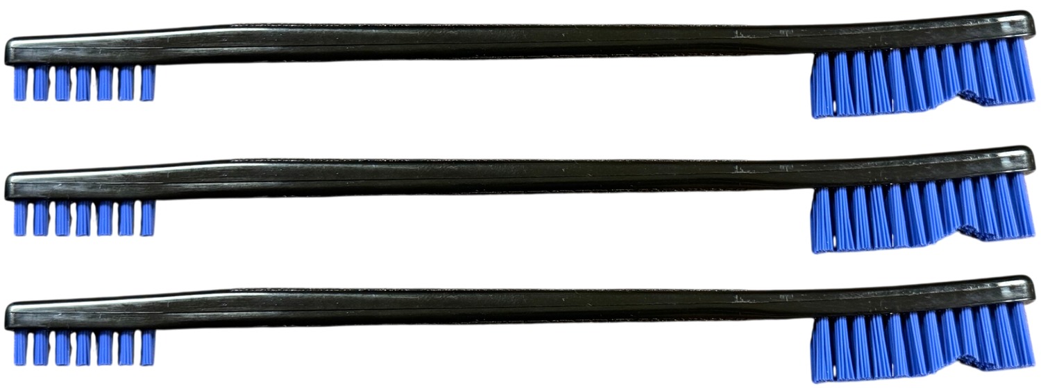 PROSHOT BAP-3PK AP Stiff Blue Utility Cleaning Bore Brush 3PK - PROSHOT