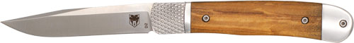 Cobratec Knives Trapper Hidden Release 3.12 In Olive Wood - Cobratec Knives
