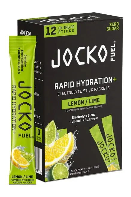 Buy JOCKO 29278 RAPID HYDRATION POWDER LEMON LIME 6/12 online