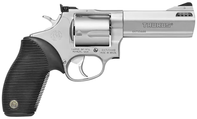Taurus Tracker 44 Large 44 Magnum 4in 5rd Stainless Revolver (2-440049TKR) - View 2