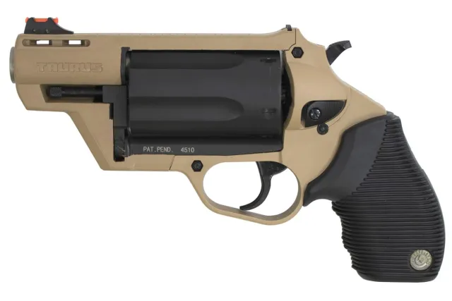 Taurus Judge Public Defender .45 Colt/.410 Bore 2.5 in FDE 5 Round Revolver - View 2