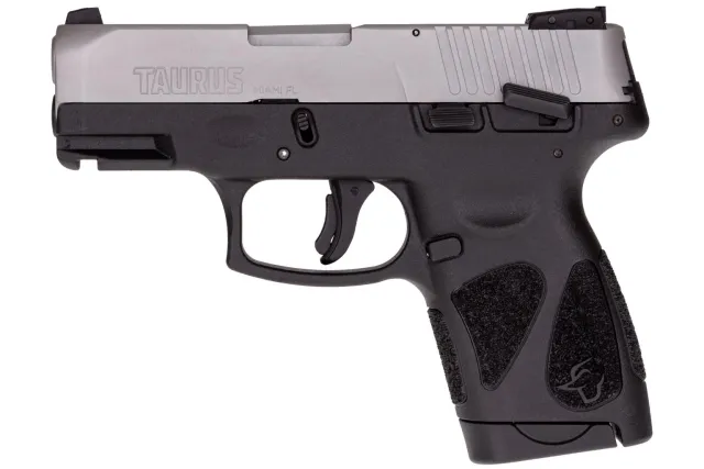 Taurus G2S Slim 9mm Sub-Compact Pistol, Stainless Steel & Black, 7-Round Capacity, 3.25" Barrel - View 2