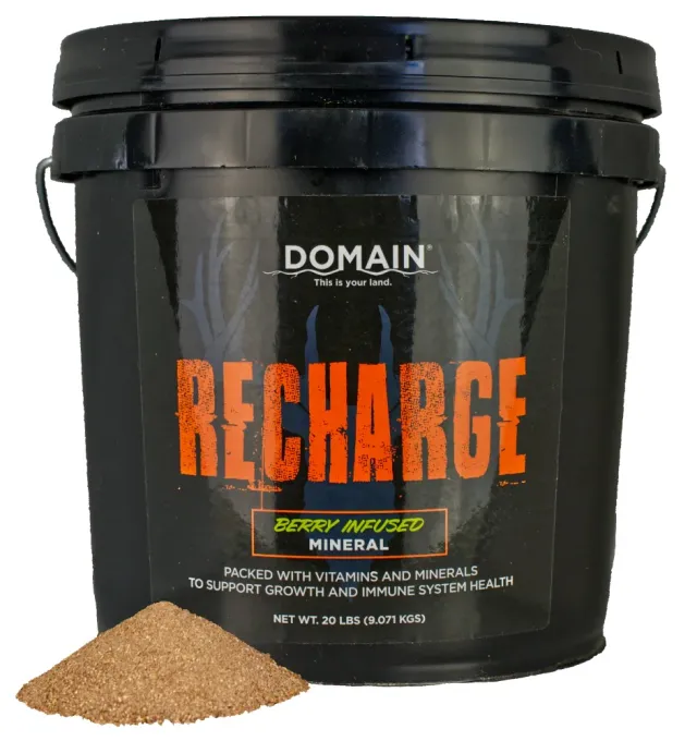 DOMAIN RCMIN10 RECHARGE DEER MINERAL (10LB) - DOMAIN
