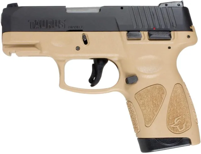 Taurus 1-G2S931T 9mm G2S Slim 3.25" Black/Tan 2x7rd Mags Semi-Auto - View 2