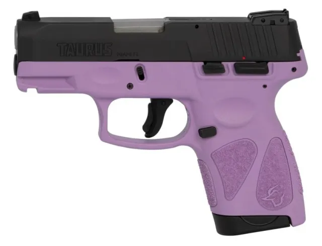 Taurus G2S 9mm Luger 3.26in 2x 7rd Mags Light Purple/Blk Pistol 1-G2S931LP - View 2