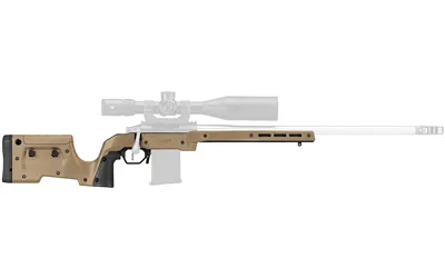Mdt Sporting Goods Inc 104691FDE XRS Chassis FDE Aluminum Core with Polymer Panels, Adj. Cheekrest, M-LOK Forend, Interchangeable Grips, AICS Mag Compatible, Fits Short Action Remington 700 - View 2