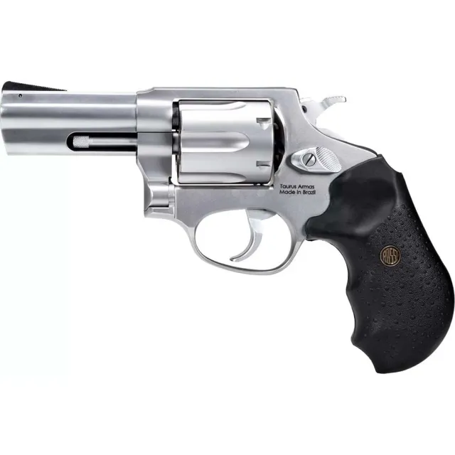 Rossi 2RP639 RP63 Revolver - .357 Mag, 3-Inch Stainless Steel Barrel, 6-Round Capacity, Rubber Grip, Satin Finish - View 2