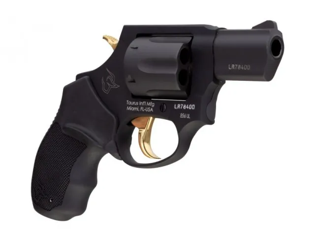 Taurus 856 Ultra Lite Revolver 38 Special 2" Barrel 6 Shot Black/Gold - View 2