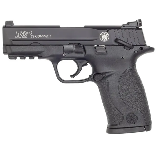 Smith & Wesson M&P22 Compact .22 LR 3.56 in Black Polymer 10rd SA - View 2