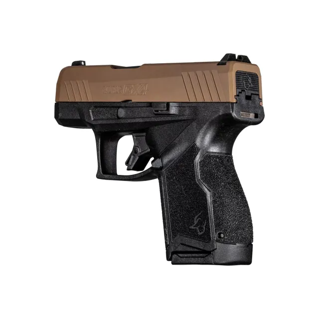 Taurus GX4 9mm Black/Coyote Pistol: Striker-Fired, Single Action, 11-Round Capacity, 3.06" Barrel, Alloy Steel Slide, Polymer Grip - View 2