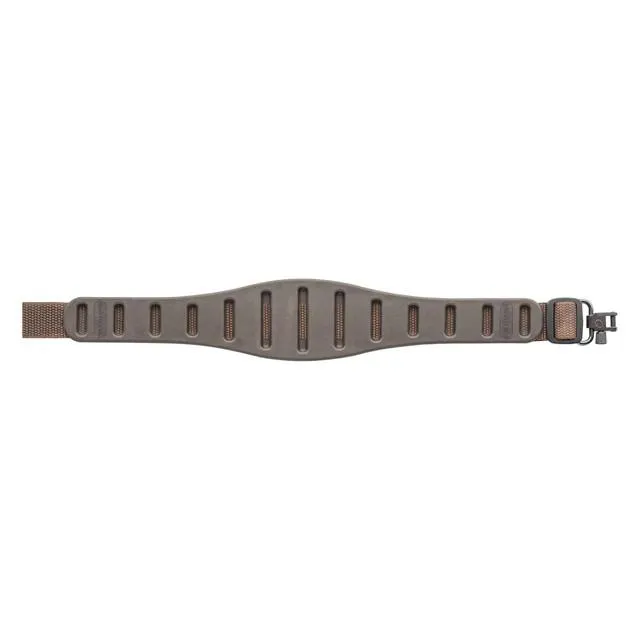 Quake Claw Contour Brown Rifle Sling with Hush Stalker II Swivels 53006-0 - View 2
