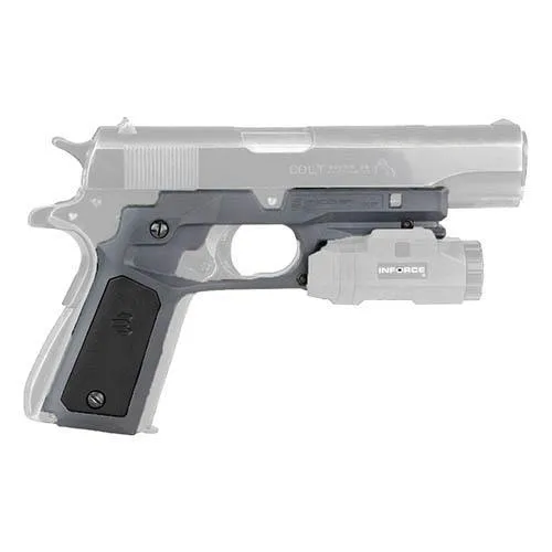 Recover Tactical CC3P0401 Gray Polymer Frame Grip for 1911 Standard Frame - View 2