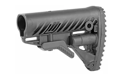 FAB Defense FXGLR16B GLR-16 Buttstock AR-15/M16 Black Polymer Storage - View 4