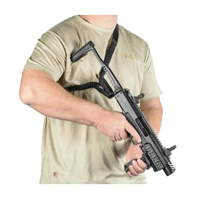FAB Defense FXBUNGEEB Tactical Sling 23.6" Black Elastic Quick Release - View 2