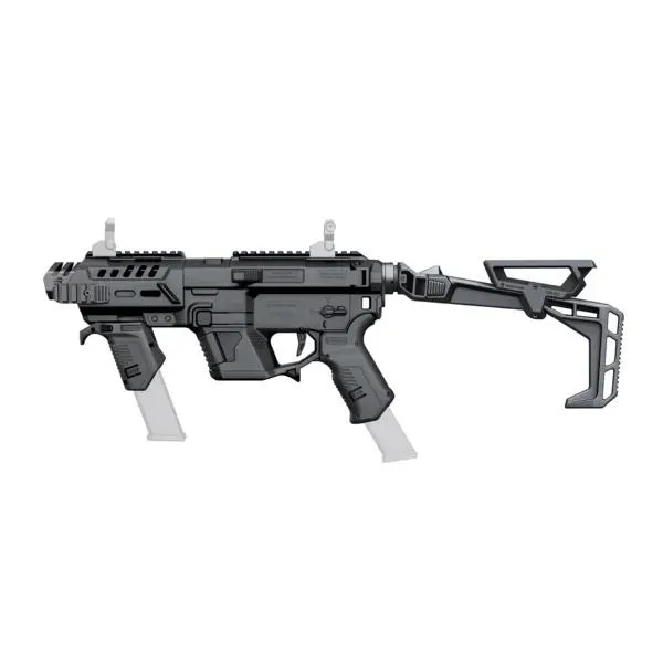 Recover Tactical PIXPMGFBR01 Metal Front Guard Folding Brace Black - View 2