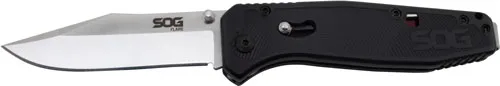 SOG Flare Knife: Satin Straight Edge Blade - SOG-FLA1001-CP - View 2