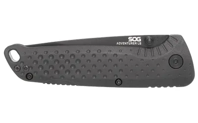 SOG SOG-13-11-01-43 Adventurer LB 3.5" Drop Point Blade Blackout - View 4