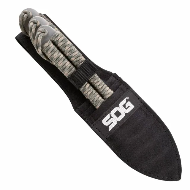 SOG Fling 2.80 In Spear Point Throwing Knives Set with Sheath - View 2
