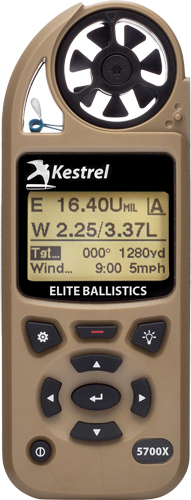 Kestrel 5700X Weather Meter Tan Hunting Accessory - View 2