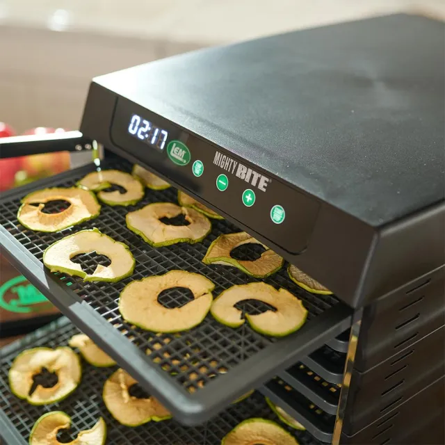 DNZ Products MightyBite 6-Tray Dehydrator 800W Digital Timer - View 2