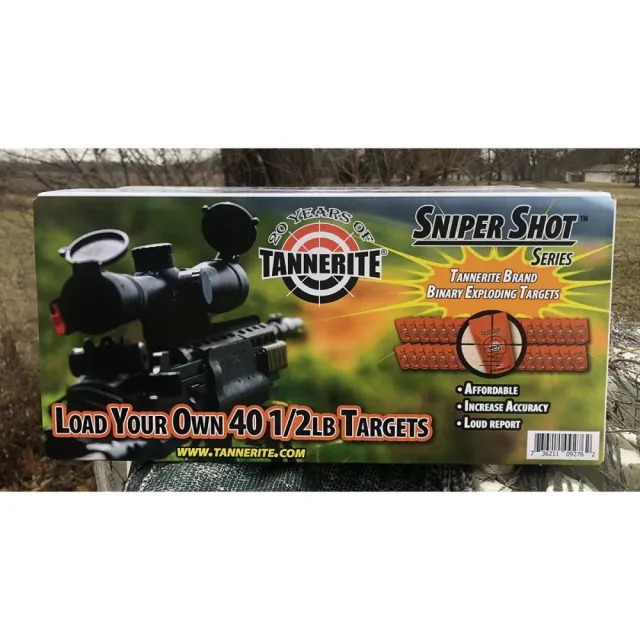 Tannerite PP40 Sniper 40 Shot Target with 40 1/2 lb Targets 0.50 LB - View 2