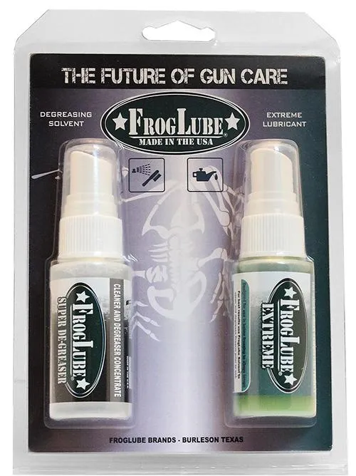 FrogLube System Kit w/1oz Super Degreaser 1oz Extreme Lube Clam Pack 15265 - View 2