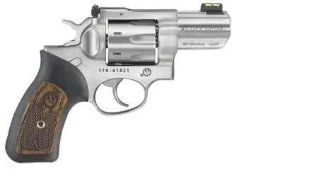 Ruger GP100 357 Magnum 2.50 In 7 Round Satin Stainless 1774 - View 2