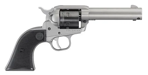 Ruger Wrangler 22 LR 4.62 in Silver Cerakote 6 Shot Single Action - View 2
