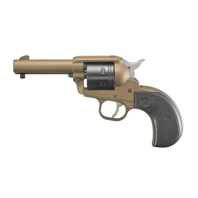 Ruger Wrangler 2017 Revolver, 22 LR, 3.75" Burnt Bronze Cerakote Barrel, 6-Round Capacity, Birdshead Synthetic Grip, Blade Front & Integral Rear Sight - View 2