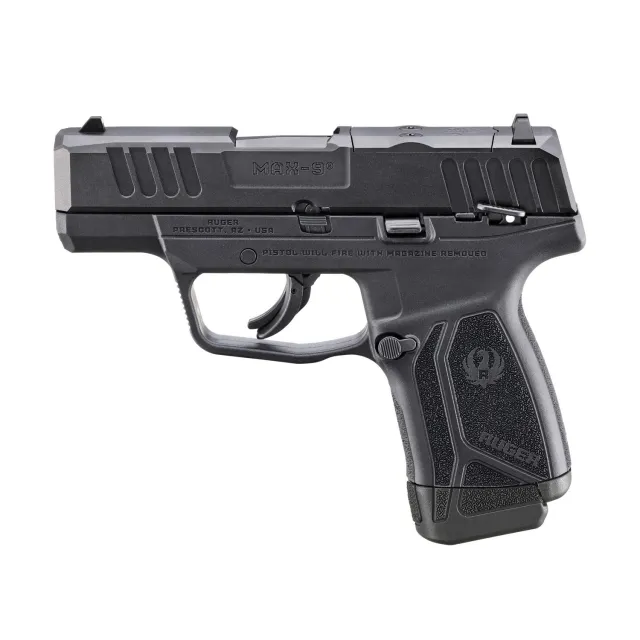 Ruger MAX-9 3514 9mm 12+1 Optic Ready 3.20in Manual Safety Black Oxide - View 2